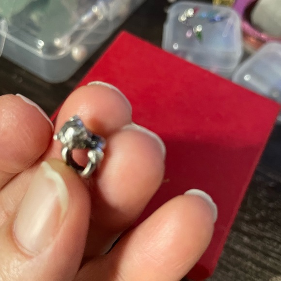 925 Silver cherub holding the #3 Chamilia Bead - Picture 8 of 10